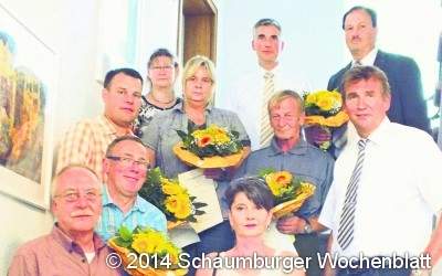 Dienstjubiläen im Rathaus