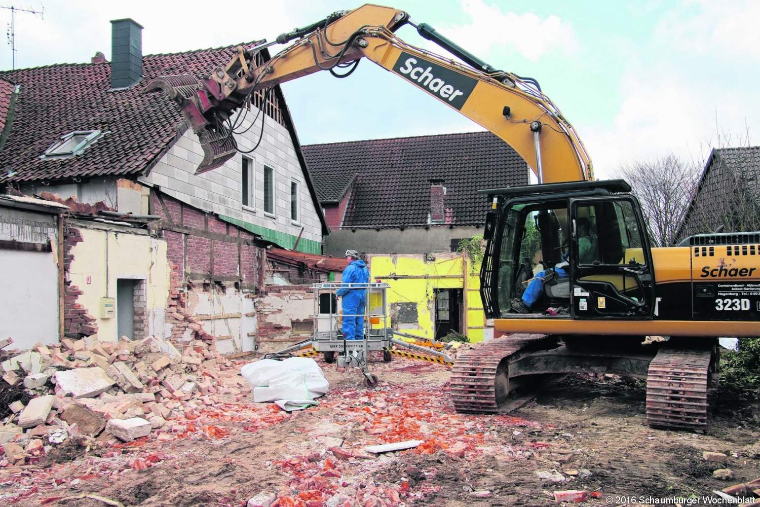 Schaumburger Wochenblatt » Gemeinde lässt Haus in der Lange Straße abreißen