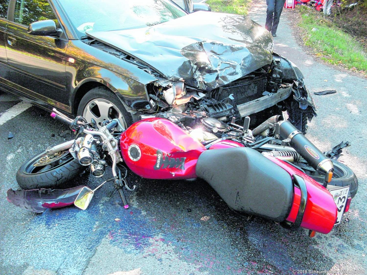 Schaumburger Wochenblatt Schwerer Motorradunfall