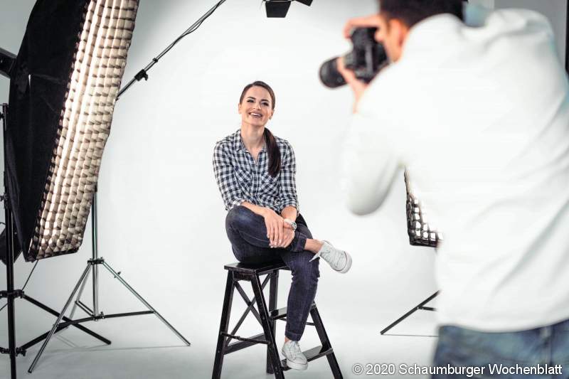 Professional photo shooting at the studio