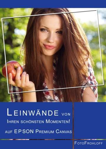 Fotoleinwand 20% Rabatt auf alle Fotoleinwände bis Größe 55x80cm!