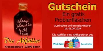 Ostergutschein Probierfläschen gratis